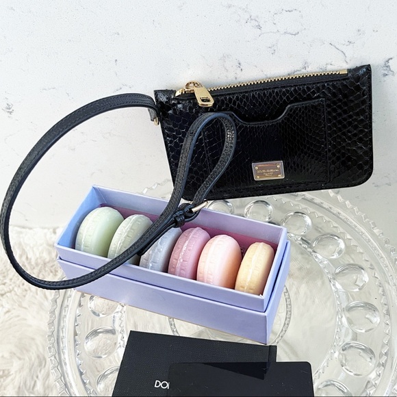 Authentic Dolce & Gabbana Limited Edition Black Python Card Wallet - Picture 4 of 11